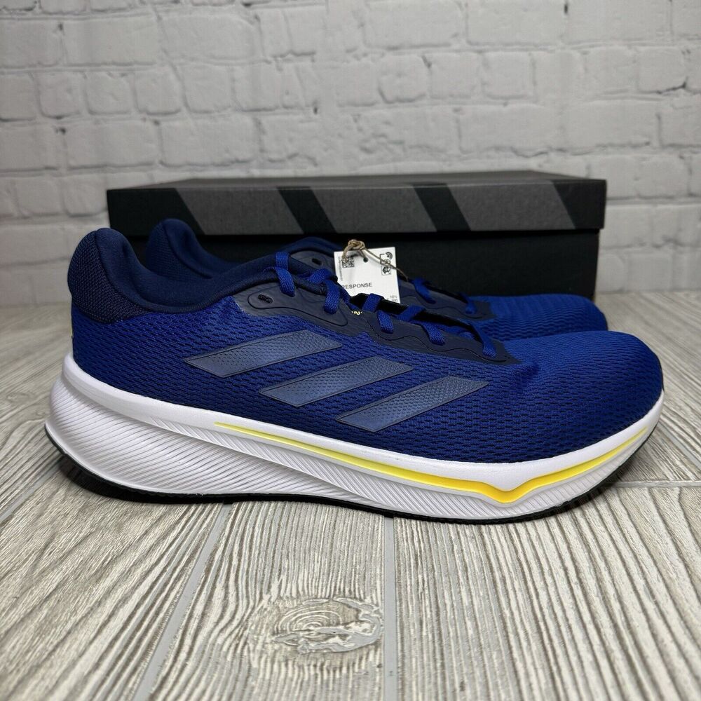 Adidas Response Running Shoes Men’s 11 Royal Blue Course A Pied IF8597 New